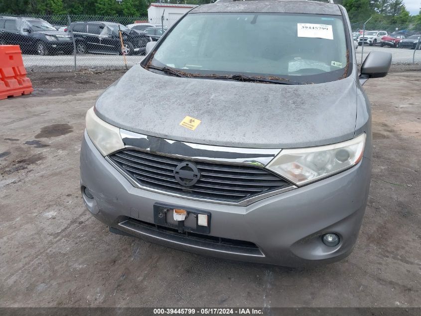 2012 Nissan Quest Sv VIN: JN8AE2KP2C9046171 Lot: 39445799