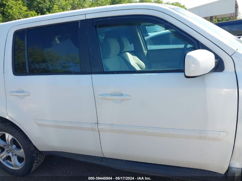 2014 Honda Pilot Ex VIN: 5FNYF4H42EB022252 Lot: 39445804