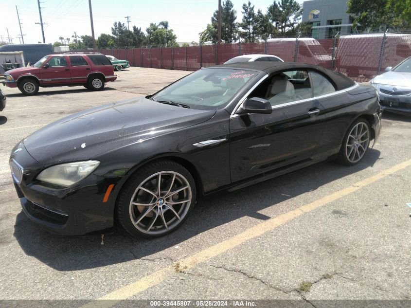 2012 BMW 650I I VIN: WBALZ3C51CDL72453 Lot: 39445807