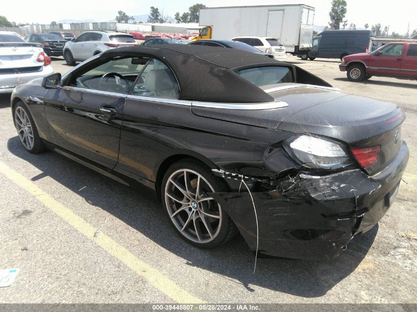 2012 BMW 650I I VIN: WBALZ3C51CDL72453 Lot: 39445807