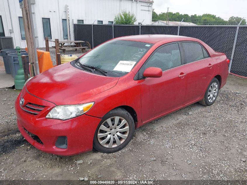 2013 Toyota Corolla Le VIN: 5YFBU4EE9DP091743 Lot: 39445820