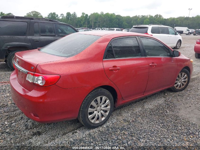 2013 Toyota Corolla Le VIN: 5YFBU4EE9DP091743 Lot: 39445820