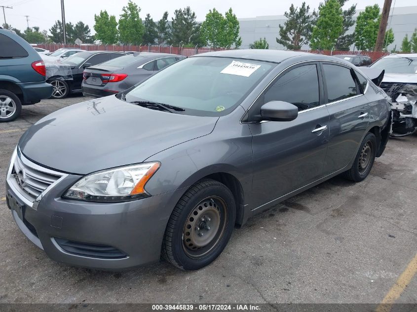 2015 Nissan Sentra S VIN: 3N1AB7AP9FY361313 Lot: 39445839