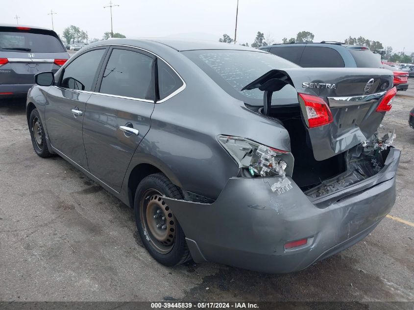 2015 Nissan Sentra S VIN: 3N1AB7AP9FY361313 Lot: 39445839