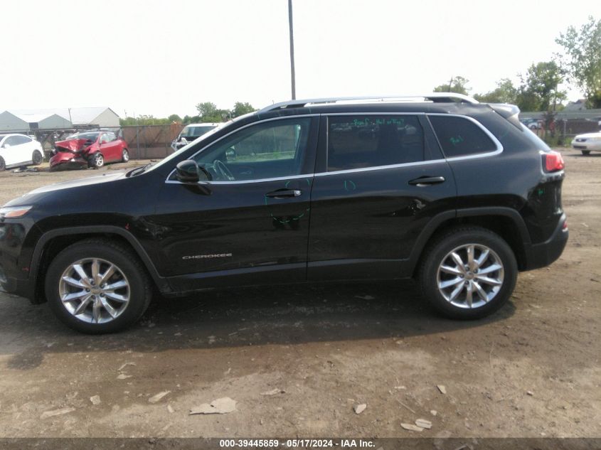 2016 Jeep Cherokee Limited VIN: 1C4PJMDS7GW182771 Lot: 39445859