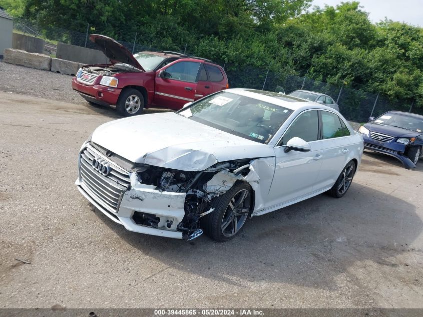 2017 Audi A4 2.0T Premium VIN: WAUENAF44HN017709 Lot: 39445865