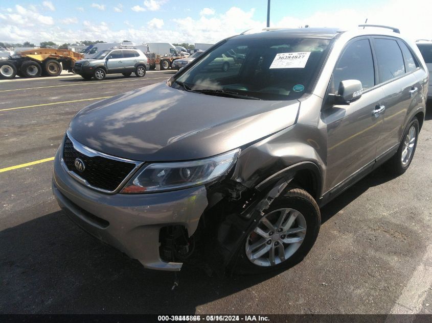 2015 Kia Sorento Lx VIN: 5XYKT3A66FG631441 Lot: 39445866