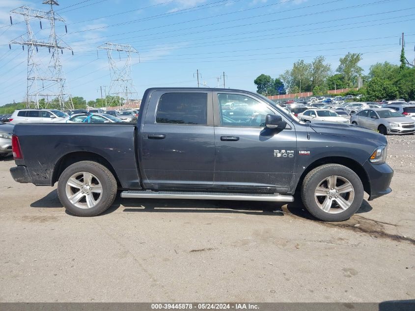 2018 Ram 1500 Sport 4X4 5'7 Box VIN: 1C6RR7MT7JS166698 Lot: 39445878