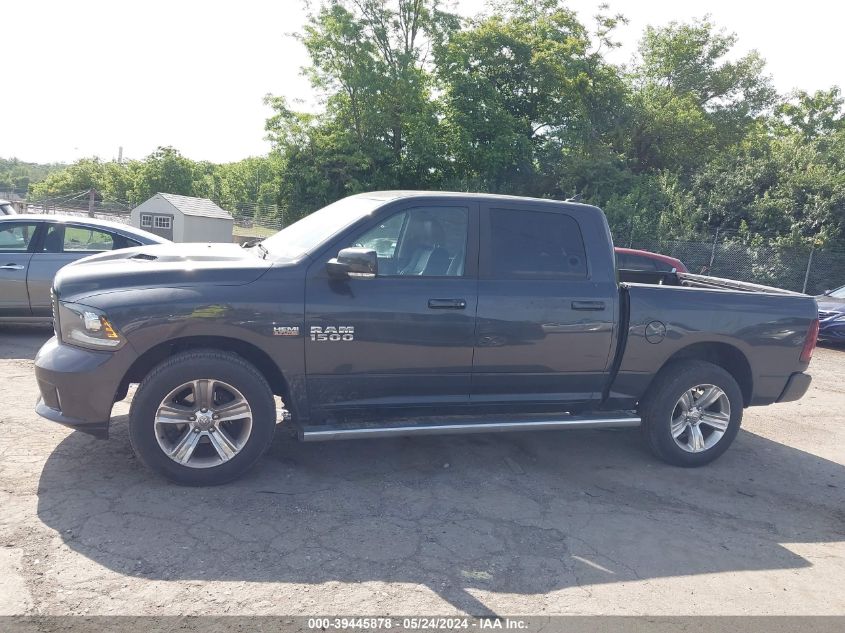 2018 Ram 1500 Sport 4X4 5'7 Box VIN: 1C6RR7MT7JS166698 Lot: 39445878