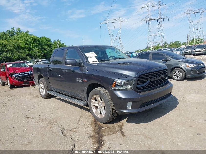 2018 Ram 1500 Sport 4X4 5'7 Box VIN: 1C6RR7MT7JS166698 Lot: 39445878