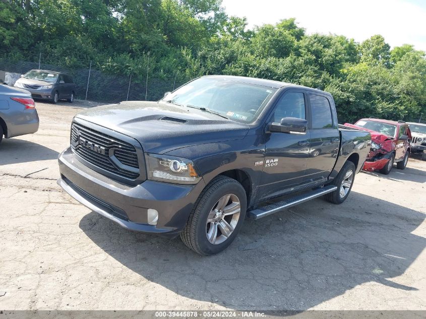 2018 Ram 1500 Sport 4X4 5'7 Box VIN: 1C6RR7MT7JS166698 Lot: 39445878