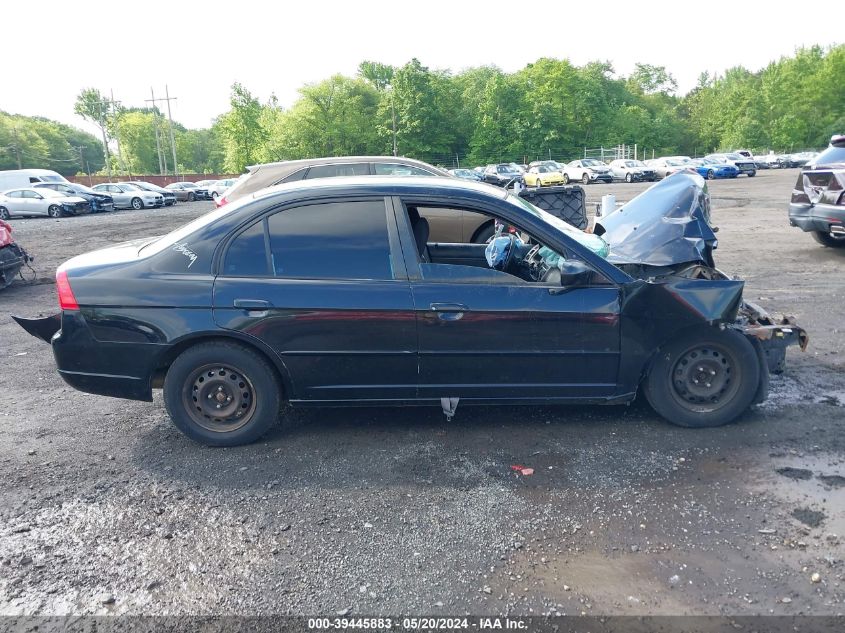 2003 Honda Civic Lx VIN: 2HGES16503H547179 Lot: 39445883