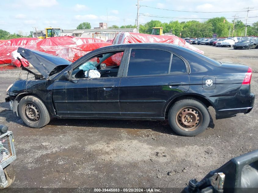 2003 Honda Civic Lx VIN: 2HGES16503H547179 Lot: 39445883