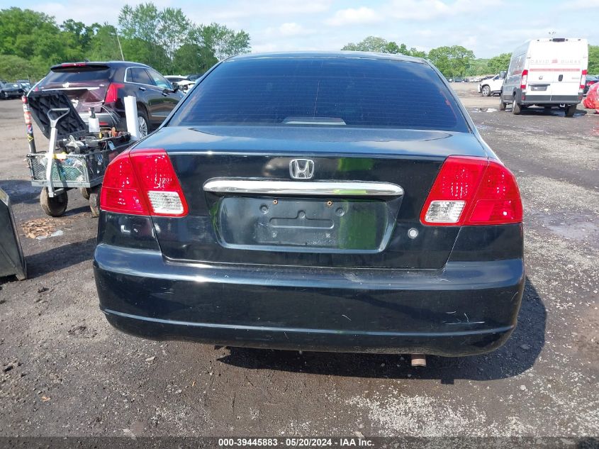 2003 Honda Civic Lx VIN: 2HGES16503H547179 Lot: 39445883