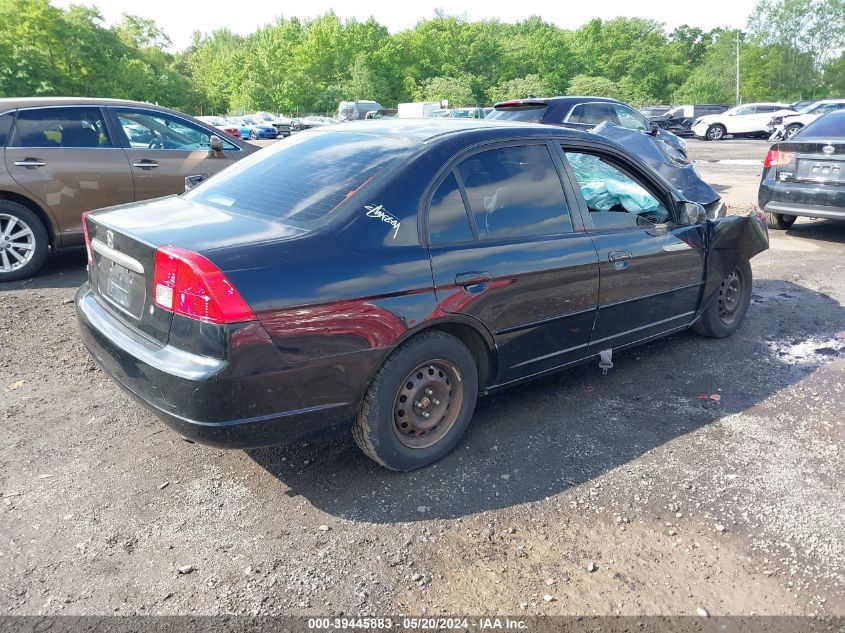 2003 Honda Civic Lx VIN: 2HGES16503H547179 Lot: 39445883