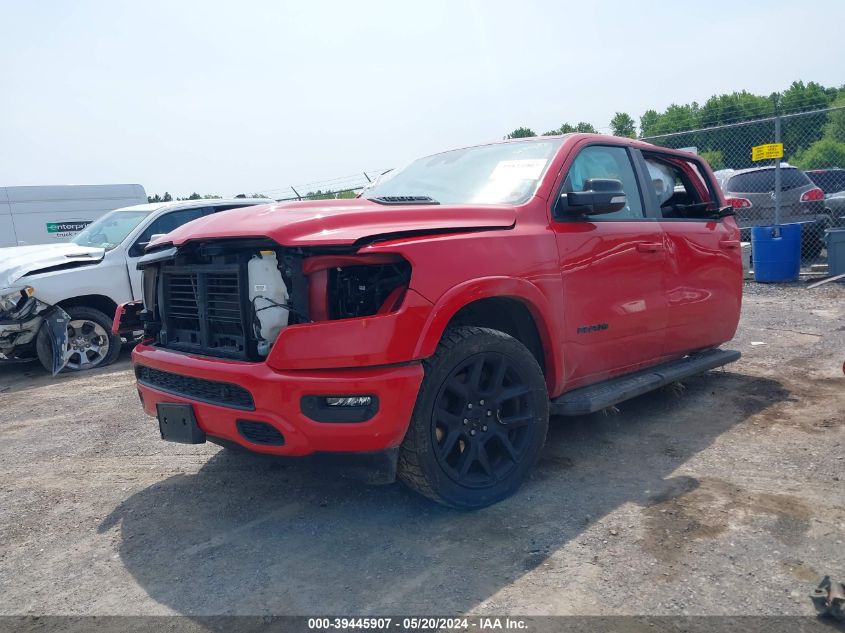 2021 Ram 1500 Laramie 4X4 6'4 Box VIN: 1C6SRFRT0MN706285 Lot: 39445907