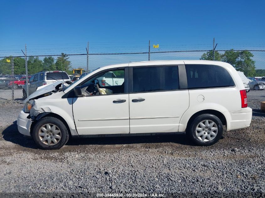 2008 Chrysler Town & Country Lx VIN: 2A8HR44H68R617588 Lot: 39445930