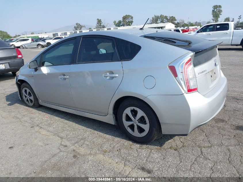 2015 Toyota Prius Two VIN: JTDKN3DU4F1991375 Lot: 39445941