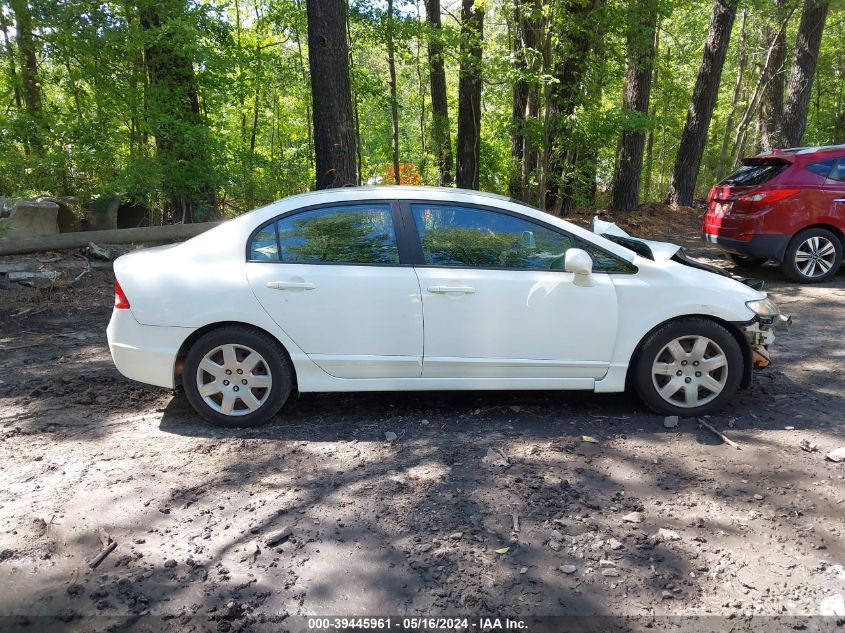 2009 Honda Civic Lx VIN: 19XFA165X9E042728 Lot: 39445961