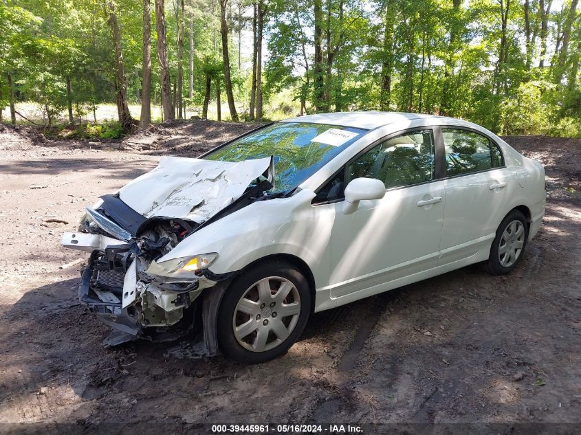 2009 Honda Civic Lx VIN: 19XFA165X9E042728 Lot: 39445961