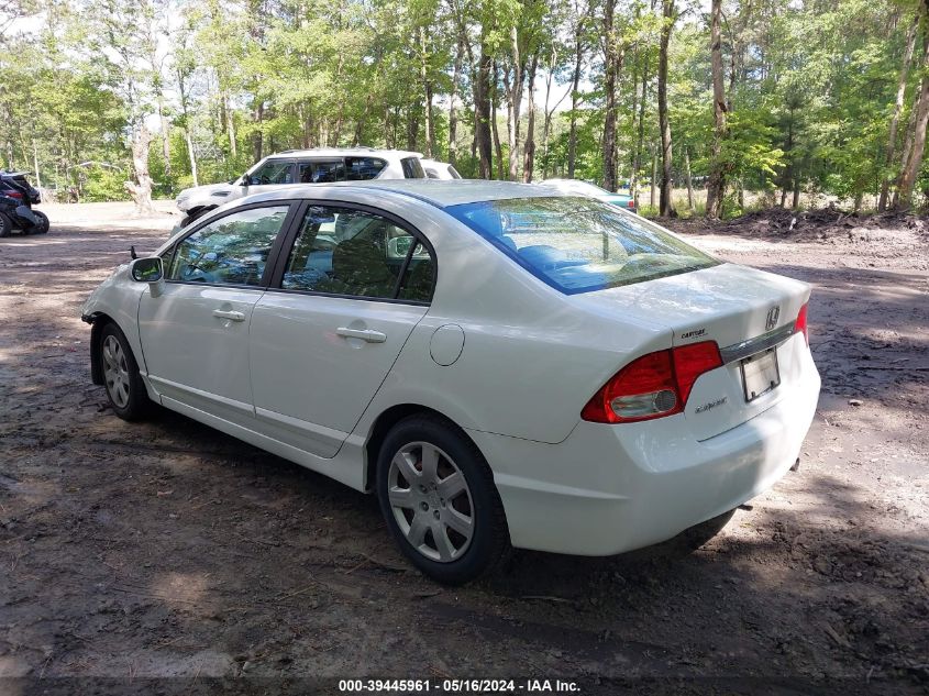 2009 Honda Civic Lx VIN: 19XFA165X9E042728 Lot: 39445961