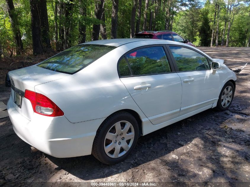 2009 Honda Civic Lx VIN: 19XFA165X9E042728 Lot: 39445961