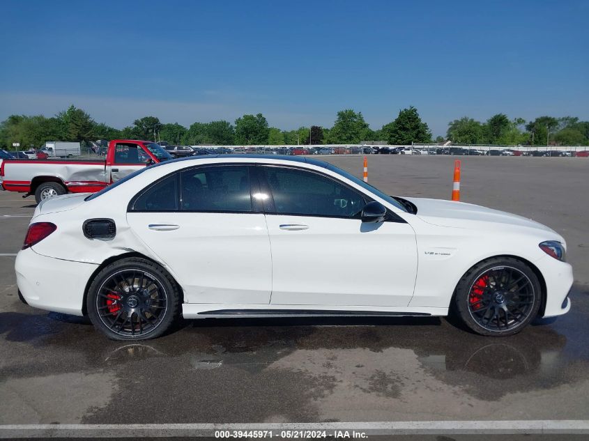 2019 Mercedes-Benz Amg C 63 S VIN: 55SWF8HB3KU301717 Lot: 39445971