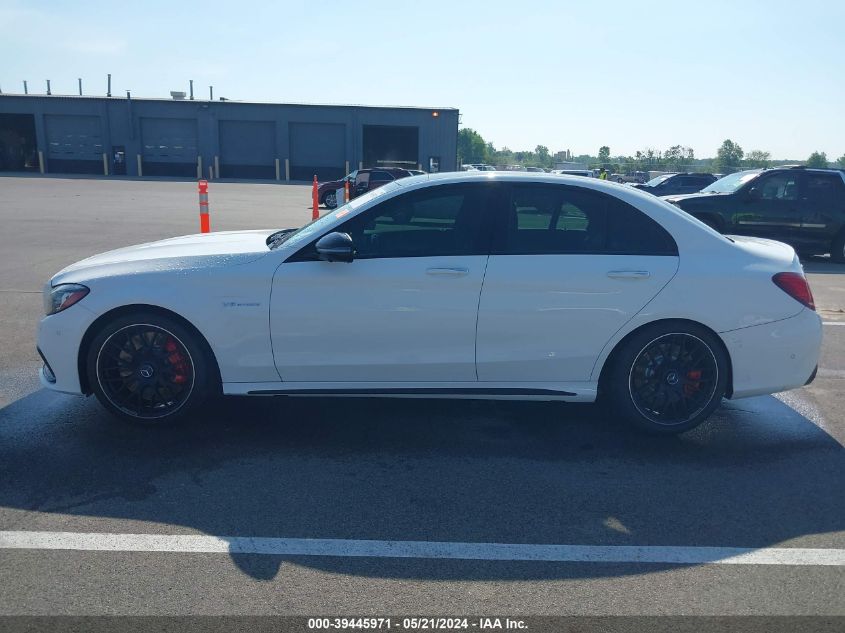 2019 Mercedes-Benz Amg C 63 S VIN: 55SWF8HB3KU301717 Lot: 39445971