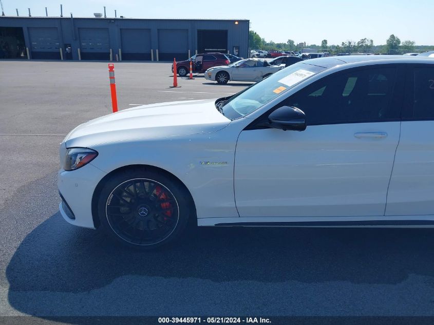 2019 Mercedes-Benz Amg C 63 S VIN: 55SWF8HB3KU301717 Lot: 39445971