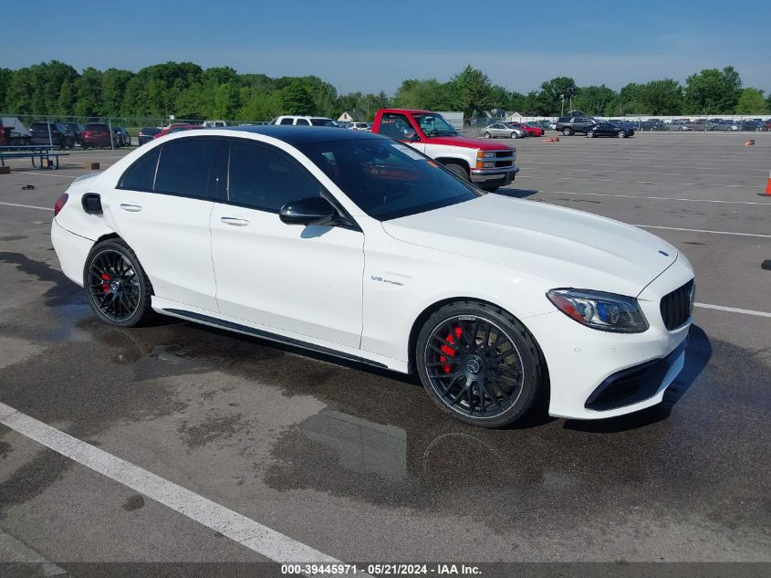 2019 Mercedes-Benz Amg C 63 S VIN: 55SWF8HB3KU301717 Lot: 39445971