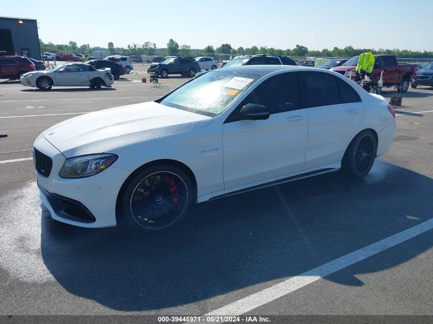 2019 Mercedes-Benz Amg C 63 S VIN: 55SWF8HB3KU301717 Lot: 39445971