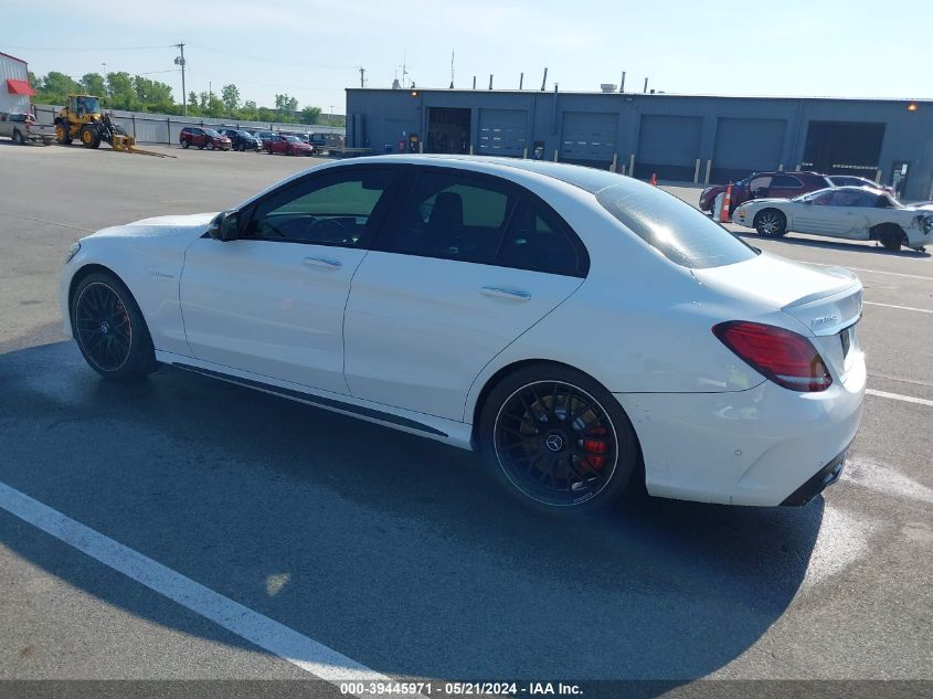 2019 Mercedes-Benz Amg C 63 S VIN: 55SWF8HB3KU301717 Lot: 39445971