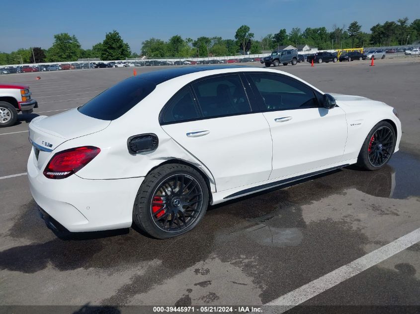 2019 Mercedes-Benz Amg C 63 S VIN: 55SWF8HB3KU301717 Lot: 39445971