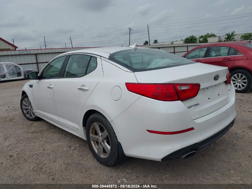 2014 Kia Optima Lx VIN: KNAGM4A79E5464305 Lot: 39445972