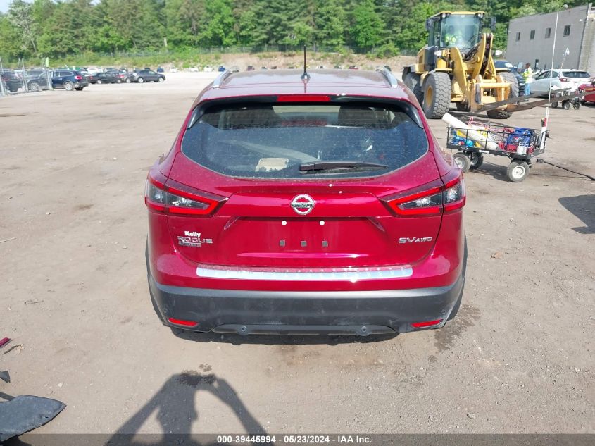 2022 Nissan Rogue Sport Sv Awd Xtronic Cvt VIN: JN1BJ1BW7NW481448 Lot: 39445994