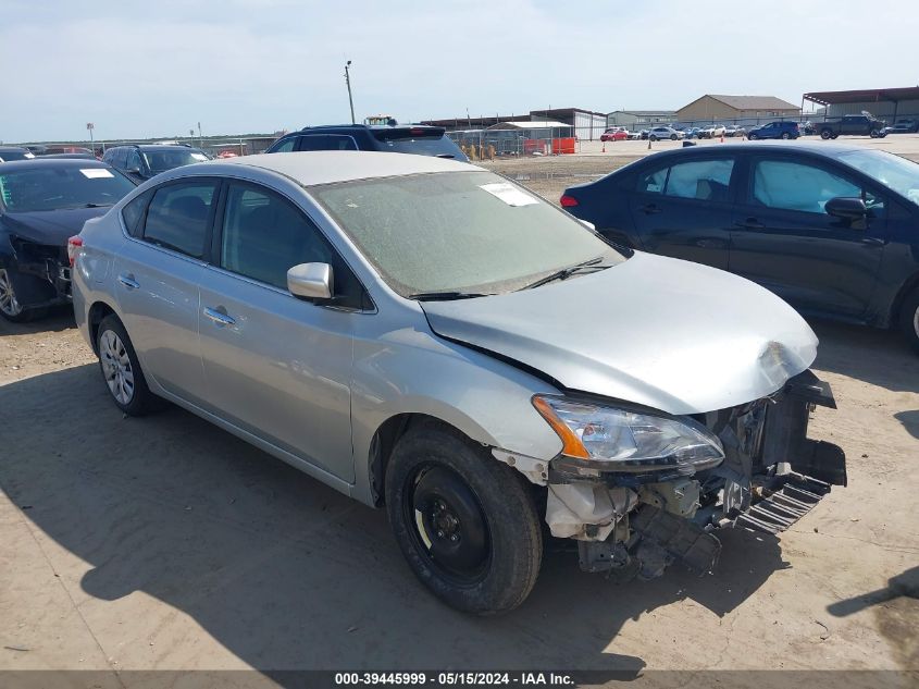 2015 Nissan Sentra S VIN: 3N1AB7AP0FY298991 Lot: 39445999