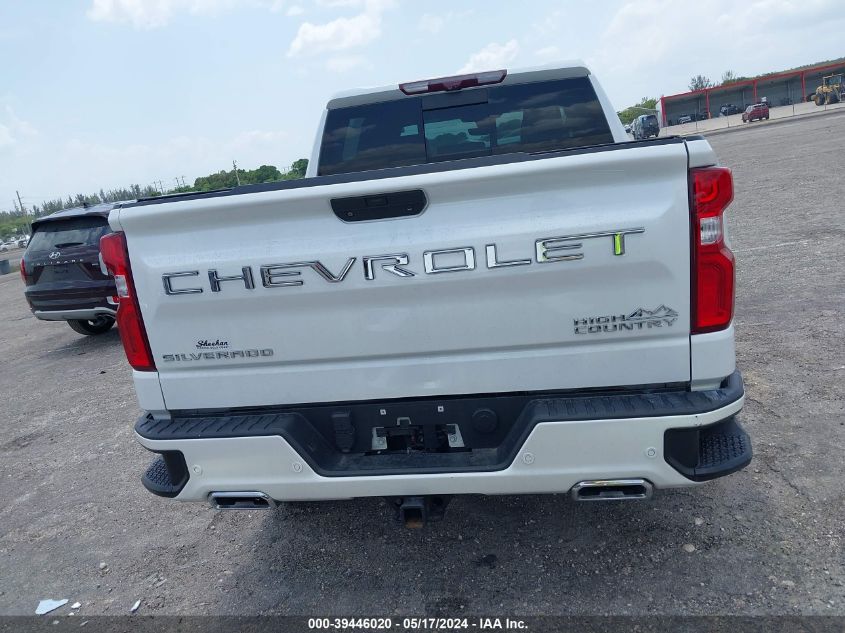 2021 Chevrolet Silverado 1500 4Wd Short Bed High Country VIN: 1GCUYHET0MZ225791 Lot: 39446020