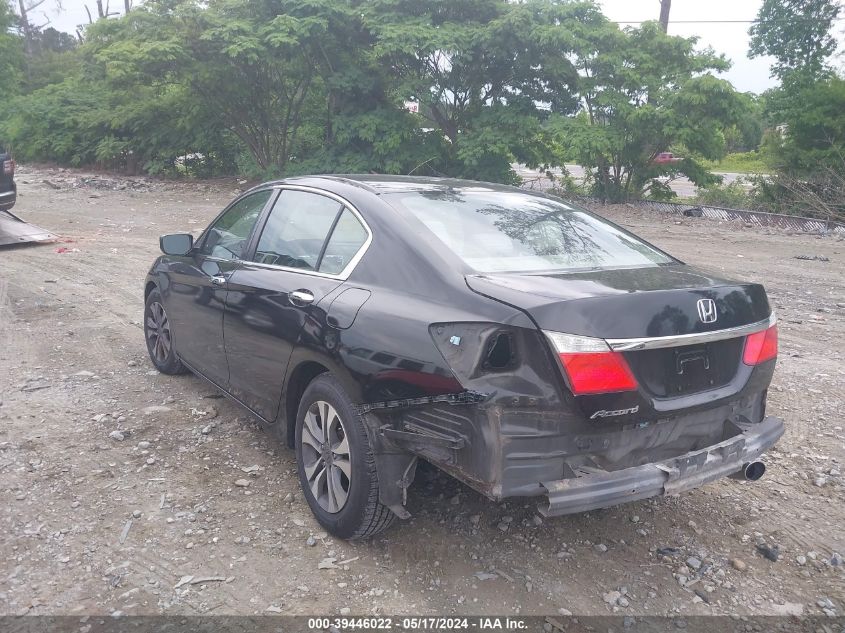 2015 Honda Accord Lx VIN: 1HGCR2F33FA259439 Lot: 39446022