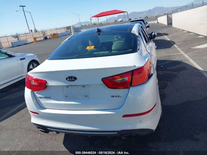 2014 Kia Optima Sxl Turbo VIN: 5XXGR4A61EG324420 Lot: 39446024