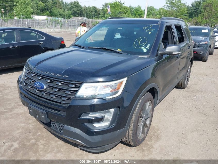 2017 Ford Explorer Xlt VIN: 1FM5K8D83HGA00801 Lot: 39446067