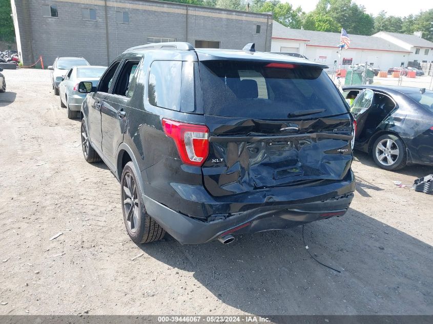 2017 Ford Explorer Xlt VIN: 1FM5K8D83HGA00801 Lot: 39446067