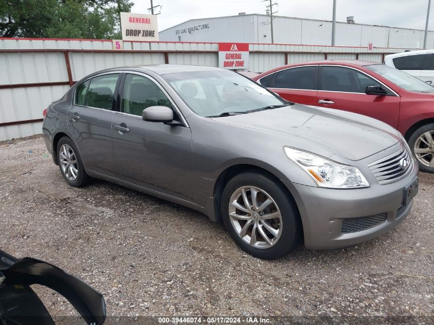 2007 Infiniti G35X VIN: JNKBV61F57M806272 Lot: 39446074