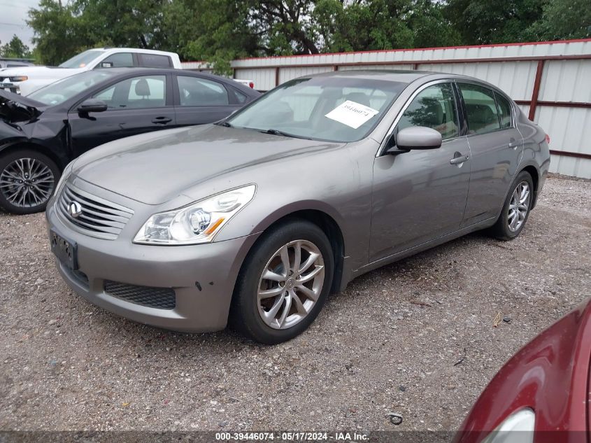 2007 Infiniti G35X VIN: JNKBV61F57M806272 Lot: 39446074