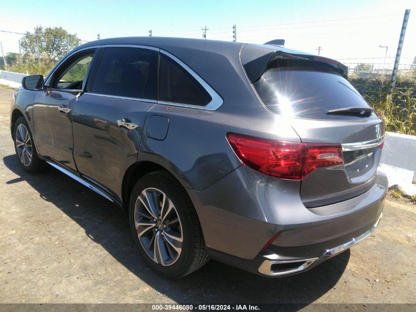 2019 Acura Mdx Tech Pkg VIN: 5J8YD3H59KL002230 Lot: 39446080