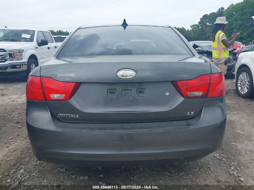 2009 Kia Optima Lx VIN: KNAGE228195324912 Lot: 39446113