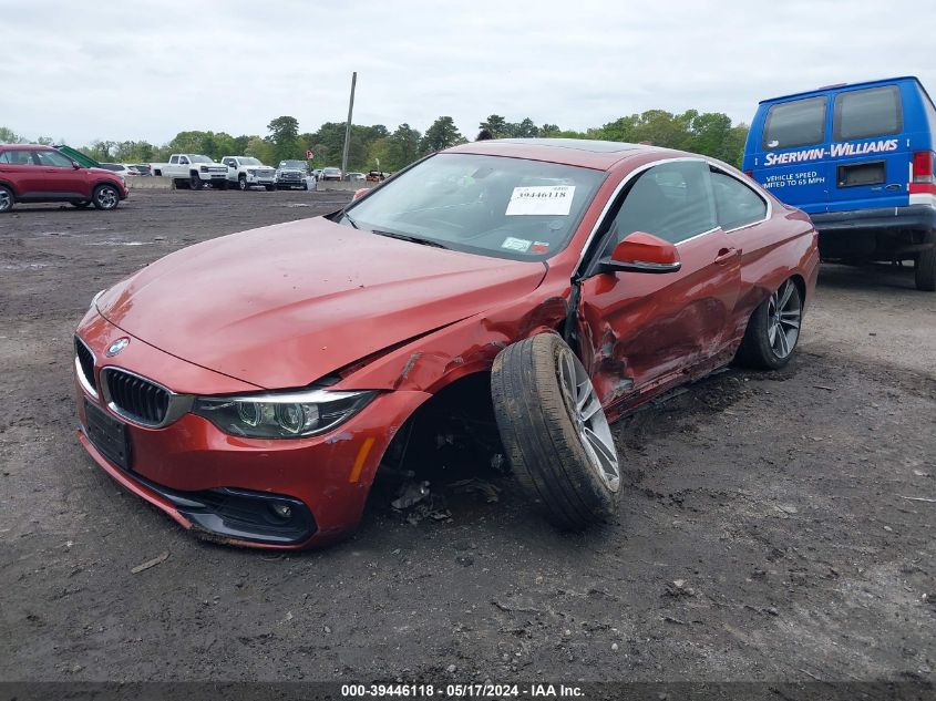 2018 BMW 430I xDrive VIN: WBA4W5C52JAA49670 Lot: 39446118