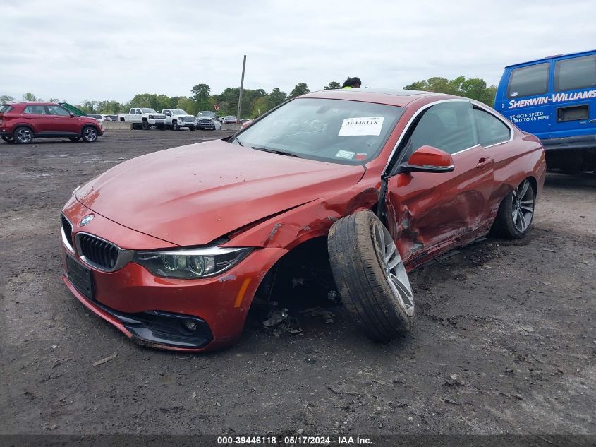 2018 BMW 430I xDrive VIN: WBA4W5C52JAA49670 Lot: 39446118