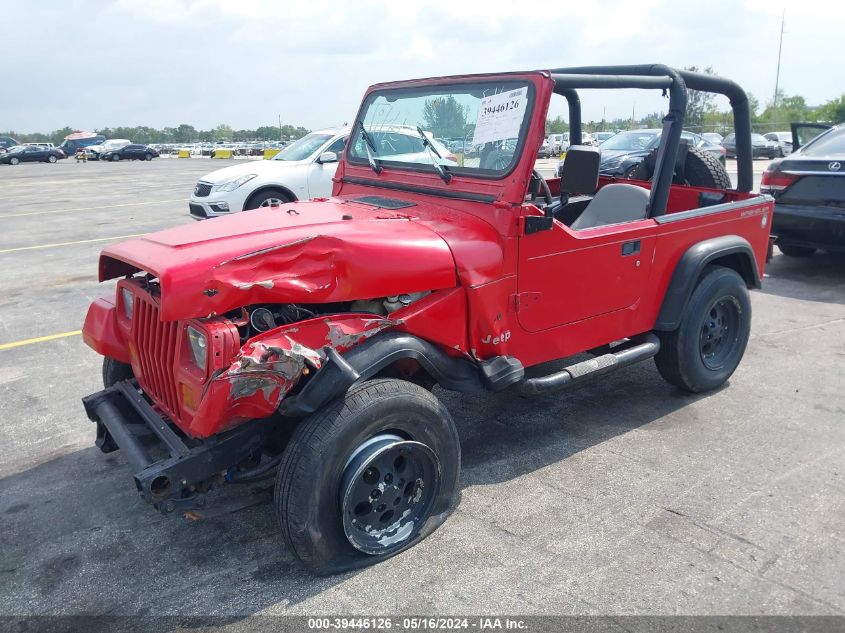 1995 Jeep Wrangler / Yj S/Rio Grande VIN: 1J4FY19P6SP310943 Lot: 39446126