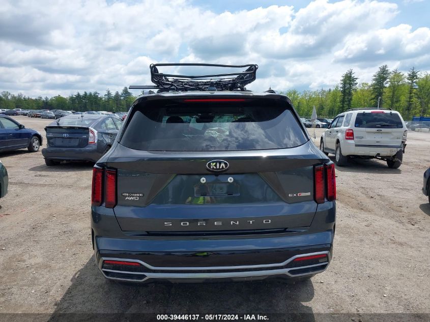 2021 Kia Sorento Ex VIN: 5XYRHDLF7MG063619 Lot: 39446137