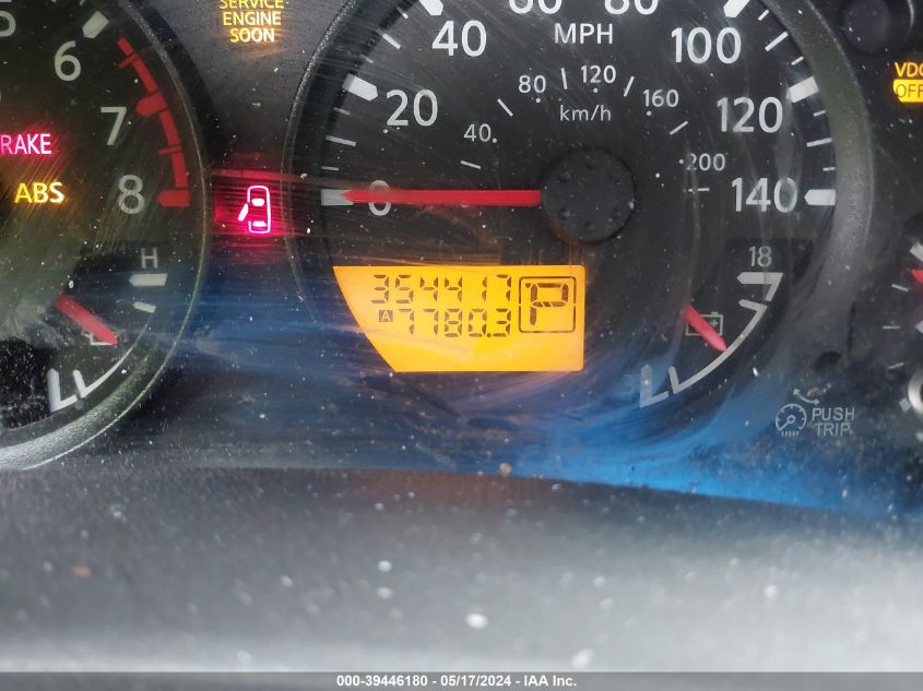 2007 Nissan Xterra S VIN: 5N1AN08W27C519294 Lot: 39446180